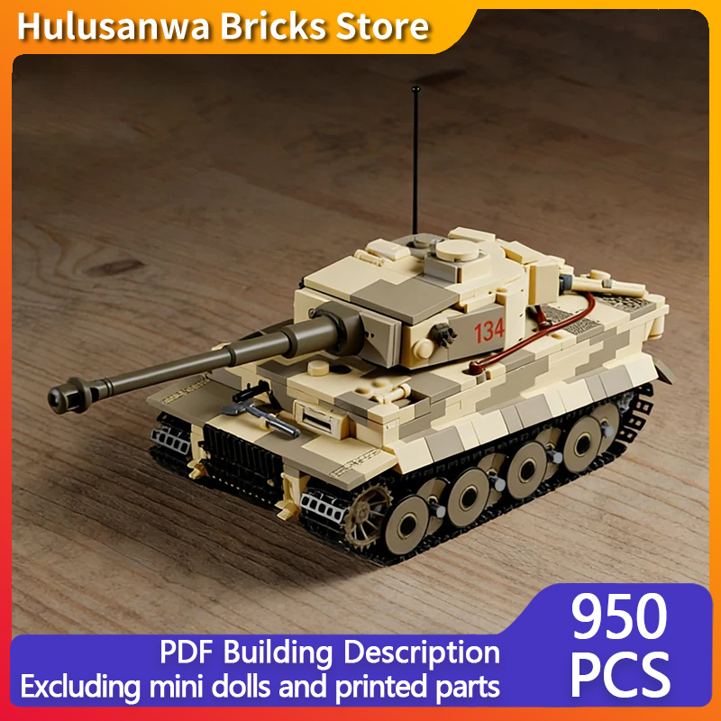 Heavy Equipment Battery - Ağır Askeri Tank Modeli MOC Yapım