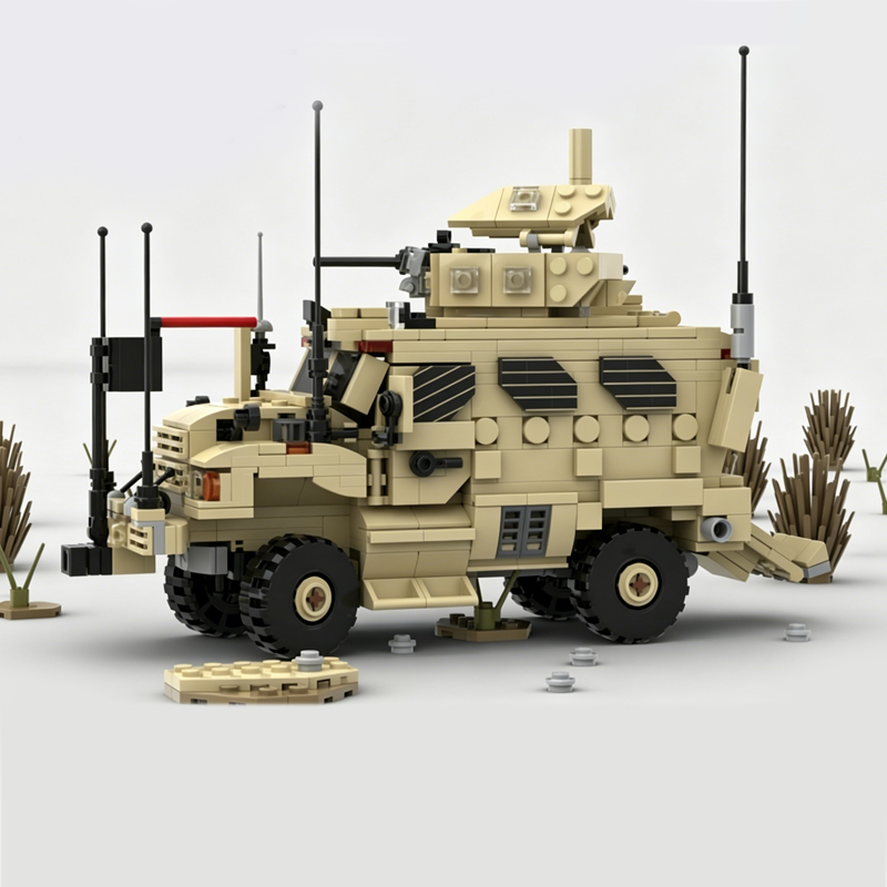 Heavy Equipment Battery - qwert Ağır Zırhlı Araç Modeli MOC