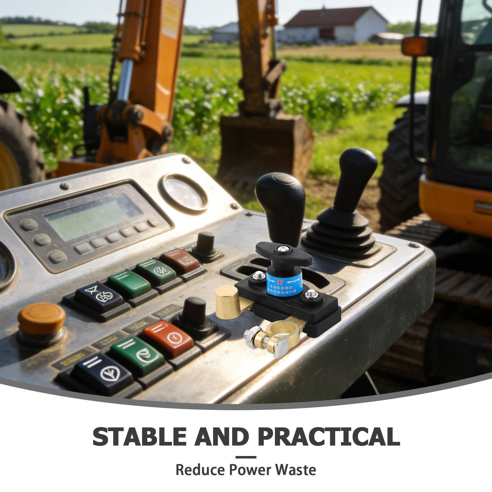 Heavy Equipment Battery - Rv Akü Bağlantı Kesme Anahtarı Ağır
