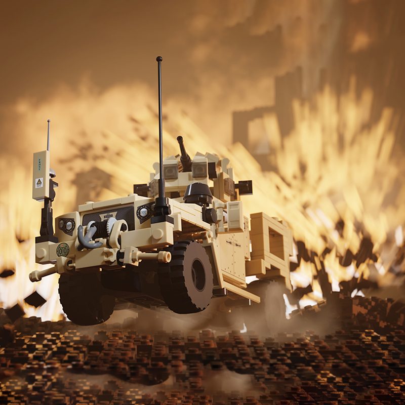 Heavy Equipment Battery - M1278 Ağır Taktik Kamyon Modeli MOC
