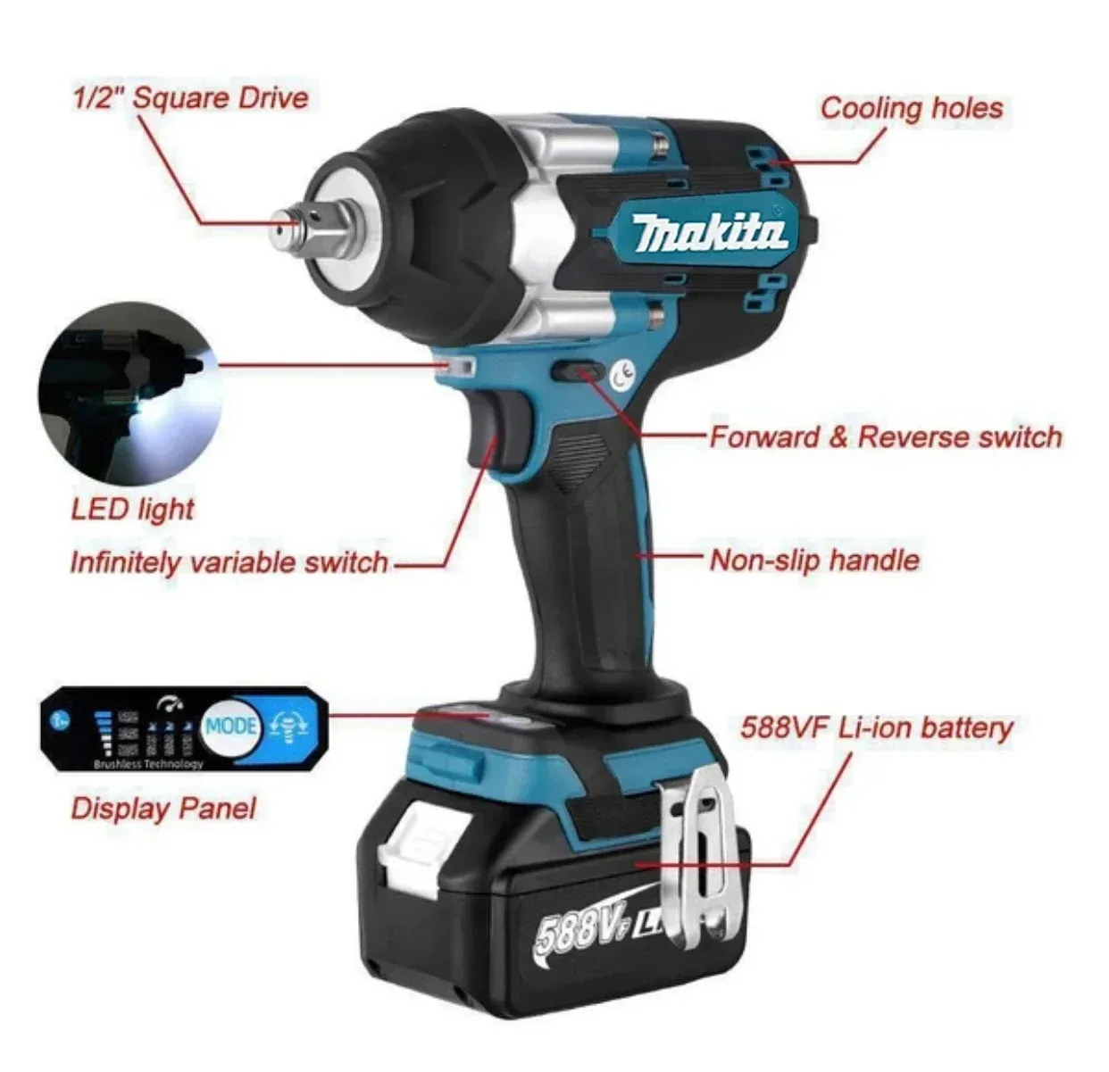 Makita DTW700 18V LXT Fırçasız - Heavy Equipment Battery incelemesi ve fiyatı