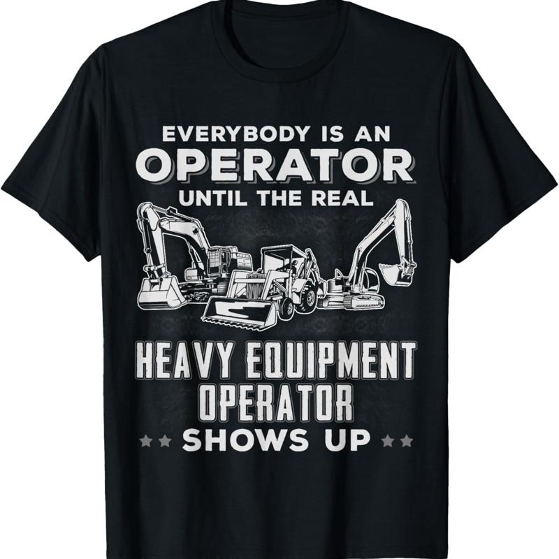 Komik Ağır İş Makineleri Ekska - Heavy Equipment Operator Shirts incelemesi ve fiyatı